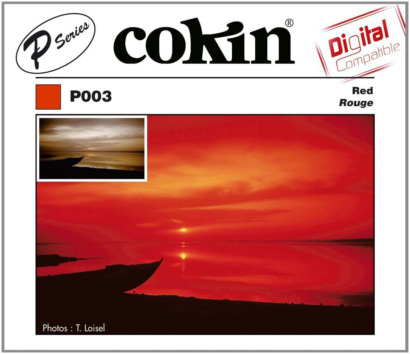 Cokin P Series Red Resin Filter, lenses optics & accessories, Cokin - Pictureline 