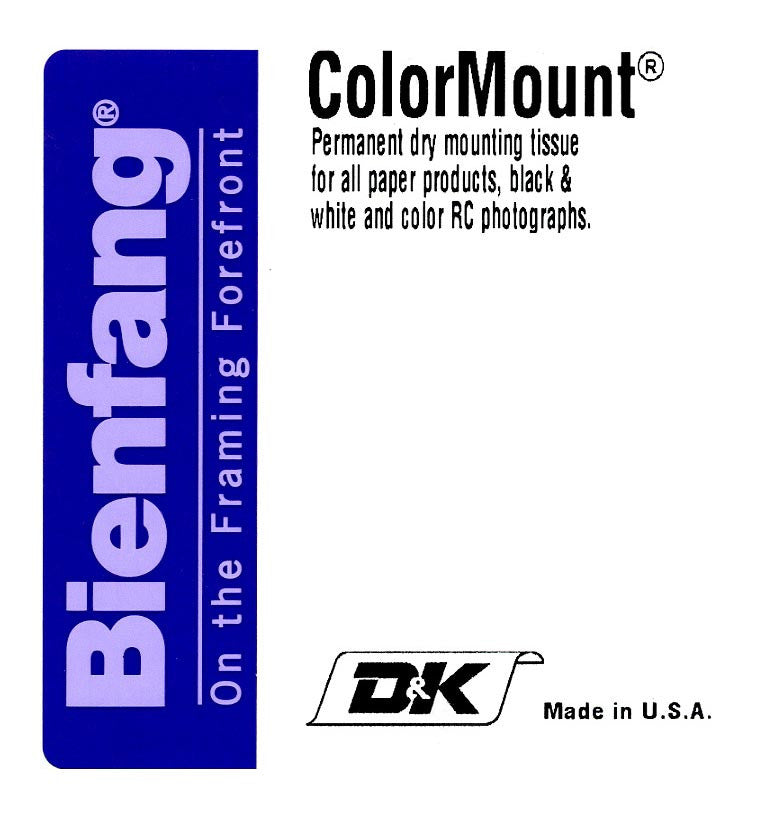 Bienfang Colormount Dry Mounting Tissue (16x20, 25 Sheets), papers mounting supplies, Bienfang - Pictureline 