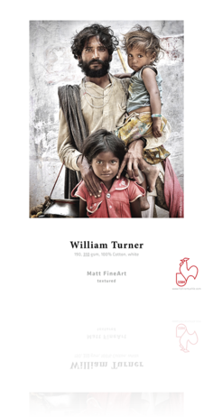 Hahnemuhle William Turner 310gsm 24""x39' Roll, papers roll paper, Hahnemuhle - Pictureline