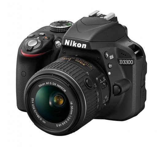 Nikon D3300 DX-format Digital SLR Kit w/ 18-55mm DX VR II Zoom Lens Black, discontinued, Nikon - Pictureline - 2