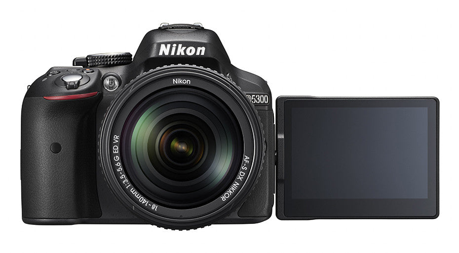 Nikon D5300 DX Digital SLR Camera w/ 18-140mm VR Lens Black, discontinued, Nikon - Pictureline - 6