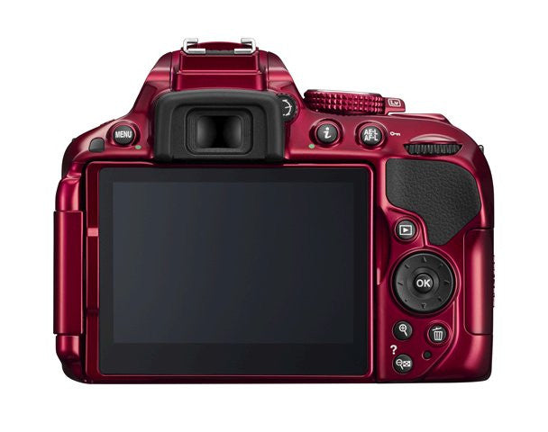 Nikon D5300 DX Digital SLR Camera w/ 18-55mm DX VR II Lens Red, discontinued, Nikon - Pictureline - 3