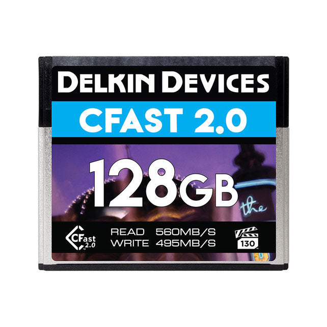 Delkin 128GB CFast 2.0 Memory Card