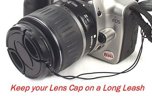 Dot Line 55mm Lens Cap w/ Leash, lenses lens caps, Dot Line - Pictureline  - 2