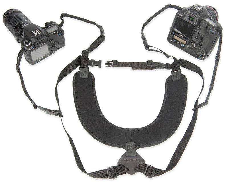 OP/TECH Dual Harness, Regular, 3/8', Black, camera straps, OP/TECH - Pictureline  - 1