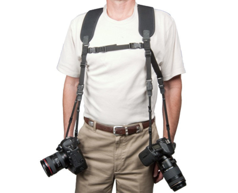 OP/TECH Dual Harness, Regular, 3/8', Black, camera straps, OP/TECH - Pictureline  - 2