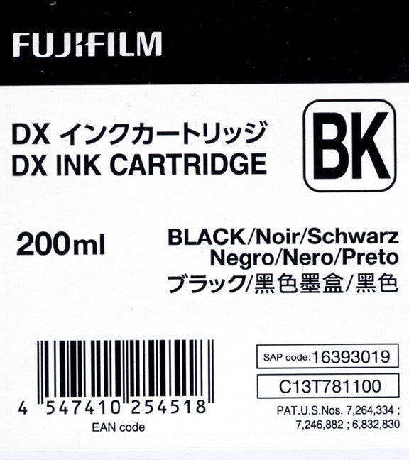 Fuji DX100 Ink Cartridge Black, printers ink small format, Fujifilm - Pictureline