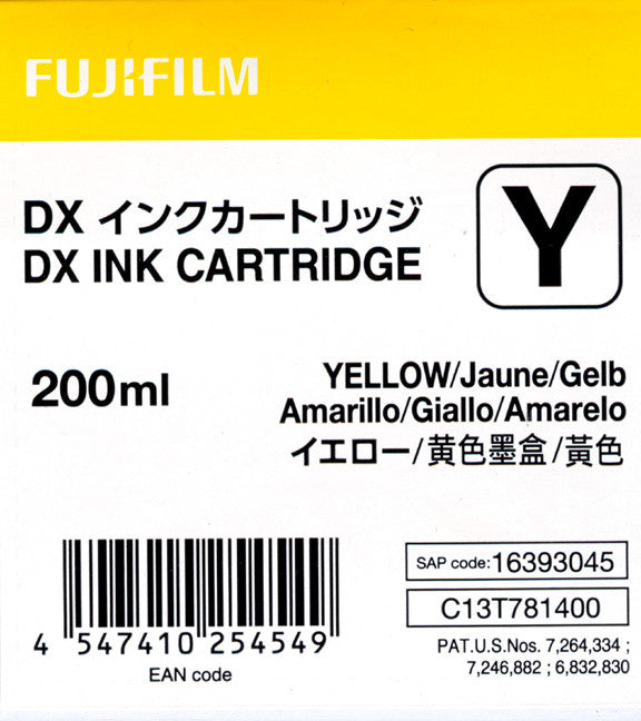 Fuji DX100 Ink Cartridge Yellow, printers ink small format, Fujifilm - Pictureline