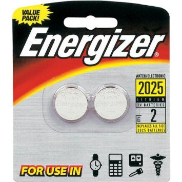 Energizer 3V CR2025 Coin Cell Battery 2pk, camera batteries & chargers, Energizer - Pictureline