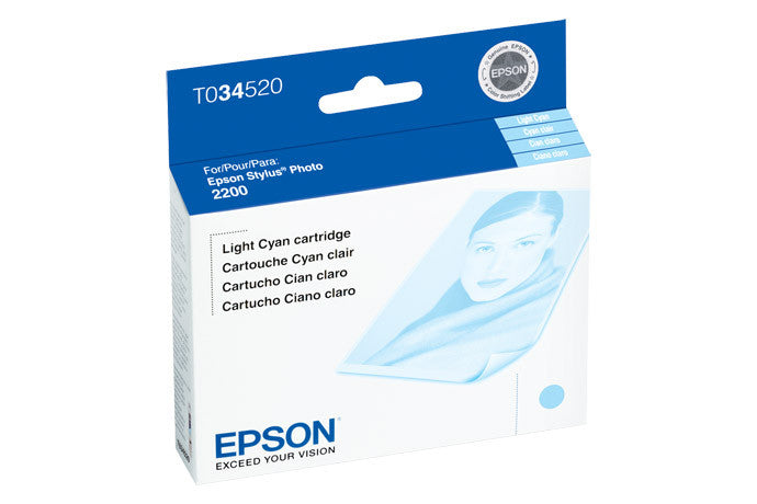 Epson T034520 2200 Light Cyan Ink, printers ink small format, Epson - Pictureline