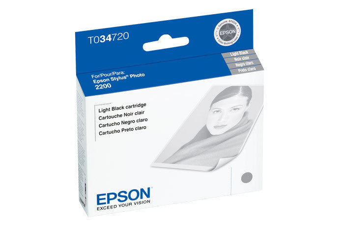 Epson T034720 2200 Light Black Ink, printers ink small format, Epson - Pictureline