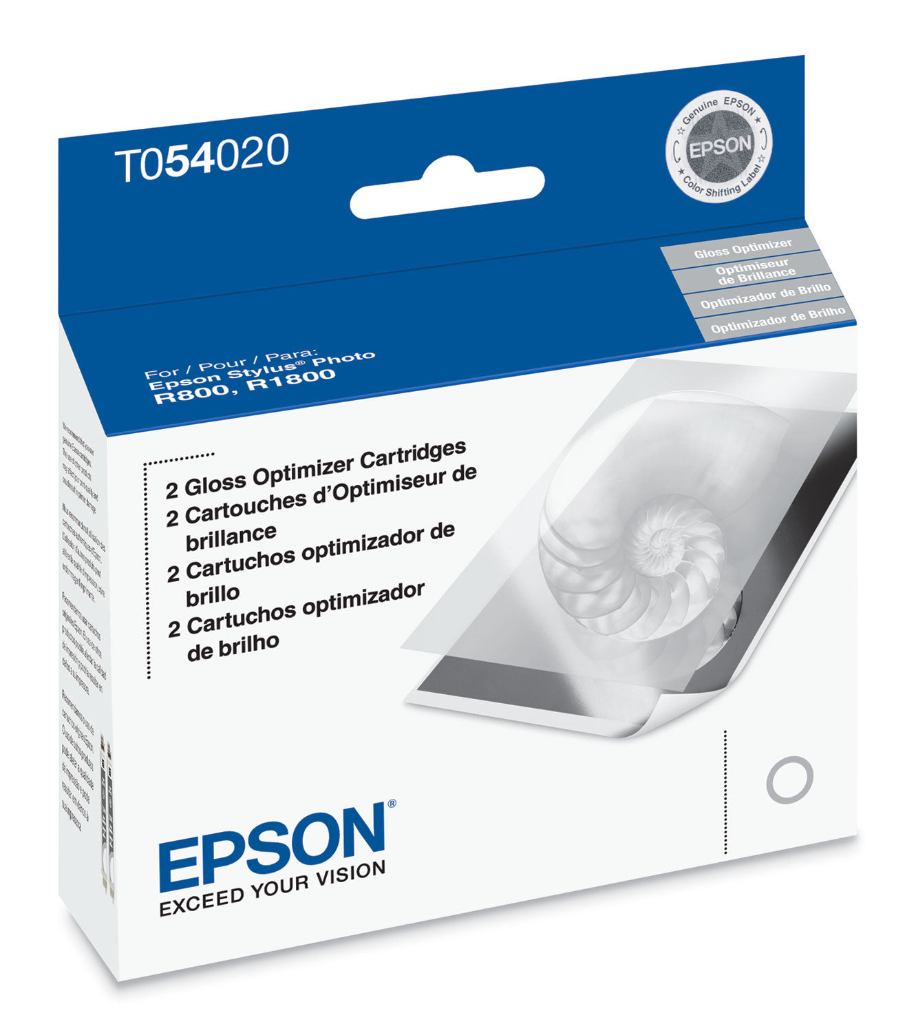 Epson T054020 R800/R1800 Gloss Optimizer Ink, printers ink small format, Epson - Pictureline  - 1