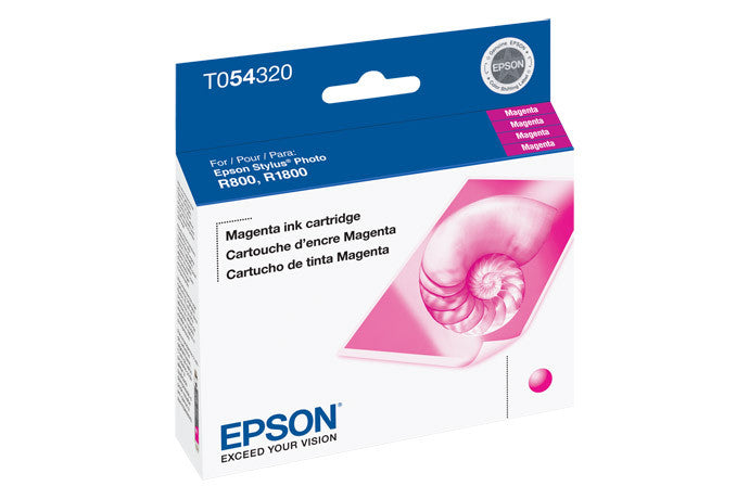 Epson T054320 R800/R1800 Magenta Ink, printers ink small format, Epson - Pictureline