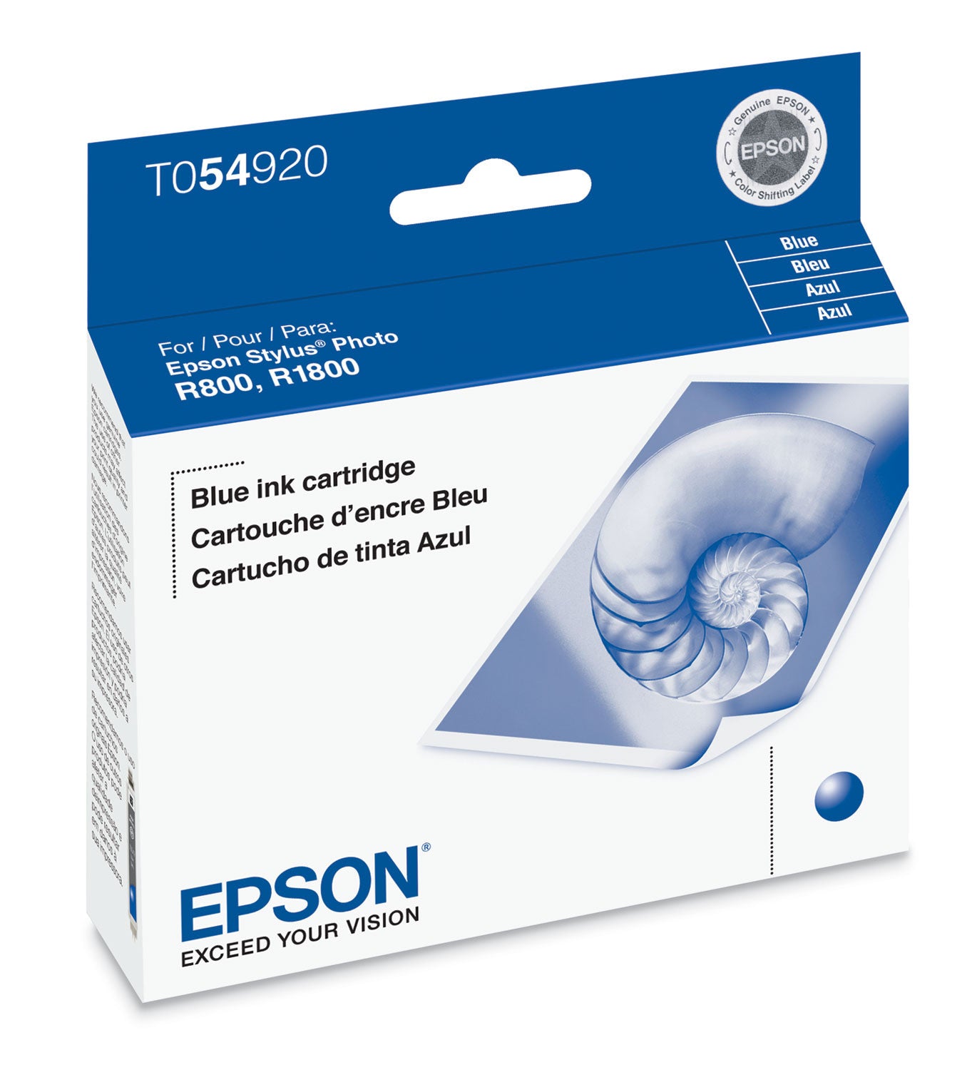 Epson T054920 R800/R1800 Blue Ink, printers ink small format, Epson - Pictureline - 1