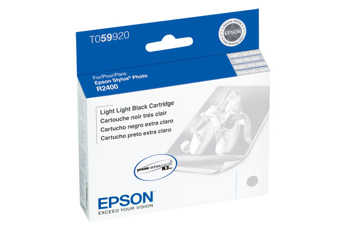 Epson T059920 R2400 Ink Light-Light Black, printers ink small format, Epson - Pictureline 