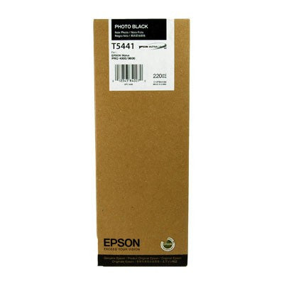 Epson T544100 9600 Photo Black 220ml Ink, papers ink large format, Epson - Pictureline