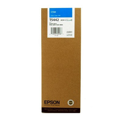 Epson T544200 9600 Cyan 220ml Ink, papers ink large format, Epson - Pictureline