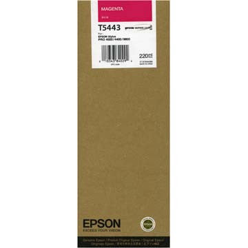 Epson T544300 9600 Magenta 220ml Ink, papers ink large format, Epson - Pictureline