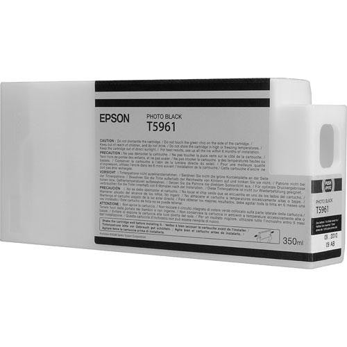 Epson T596100 7900/7890/9890/9900 Ultrachrome HDR Ink 350ml Photo Black, papers ink large format, Epson - Pictureline - 2