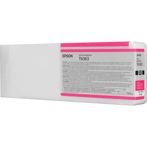 Epson T636300 7900/7890/9890/9900 Ultrachrome HDR Ink 700ml Vivid Magenta, papers ink large format, Epson - Pictureline - 2