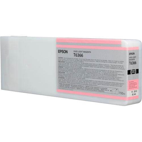 Epson T636600 7900/7890/9890/9900 Ultrachrome HDR Ink 700ml Vivid Light Magenta, papers ink large format, Epson - Pictureline - 2