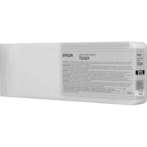 Epson T636900 7900/7890/9890/9900 Ultrachrome HDR Ink 700ml Light Light Black, papers ink large format, Epson - Pictureline - 2