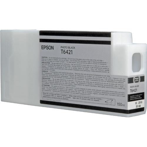 Epson T642100 7900/7890/9890/9900 Ultrachrome HDR Ink 150ml Photo Black, papers ink large format, Epson - Pictureline - 2