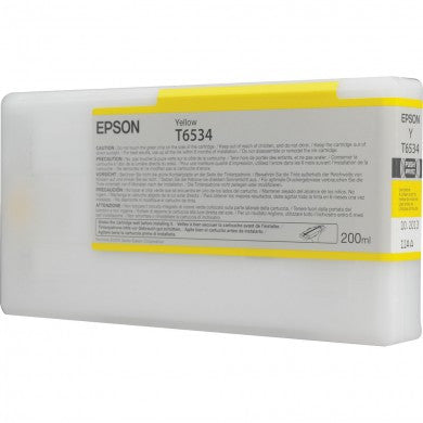Epson T6534 4900 Ultrachrome Ink HDR 200ml Yellow, papers ink large format, Epson - Pictureline - 2