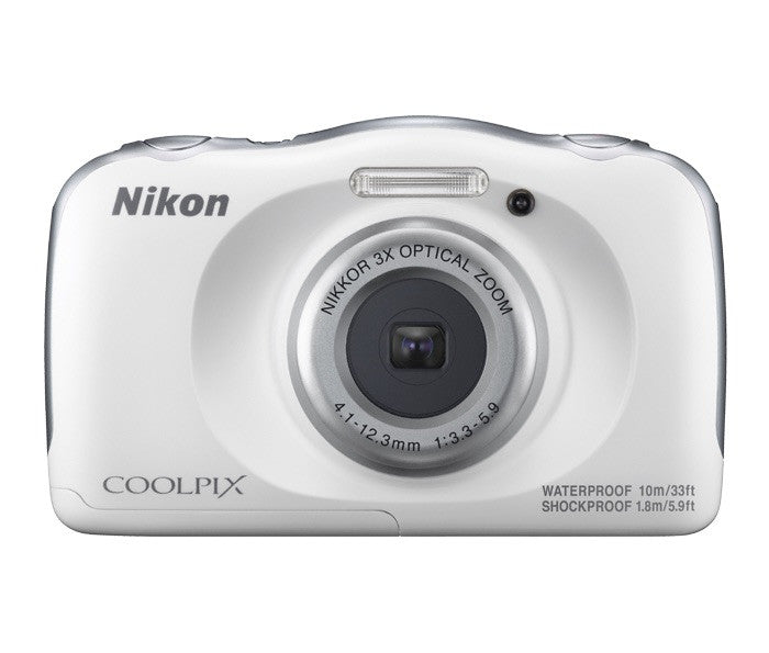 Nikon Coolpix W100 Digital Camera (White), camera point & shoot cameras, Nikon - Pictureline  - 2