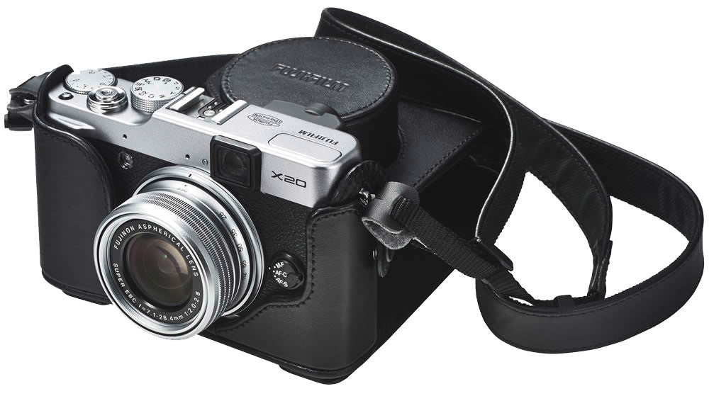 Fujifilm X20 LC-X20 Leather Camera Case, bags pouches, Fujifilm - Pictureline  - 2