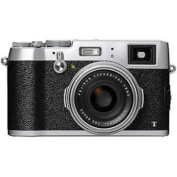 Fujifilm X100T Digital Camera (Silver), camera point & shoot cameras, Fujifilm - Pictureline - 1