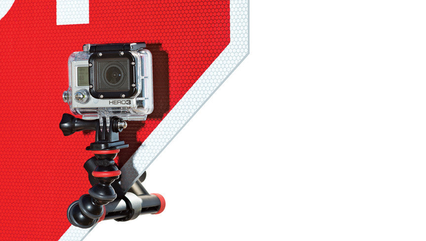 Joby Action Clamp & GorillaPod Arm (Black/Red), video gopro mounts, Joby - Pictureline  - 5