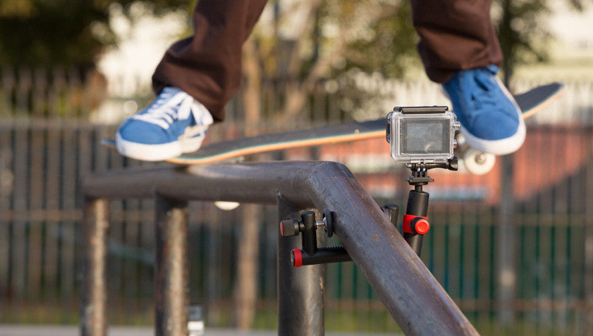 Joby Action Clamp & Locking Arm (Black/Red), video gopro mounts, Joby - Pictureline - 4