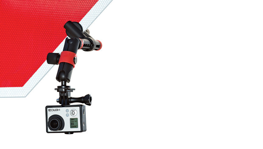 Joby Action Clamp & Locking Arm (Black/Red), video gopro mounts, Joby - Pictureline - 2