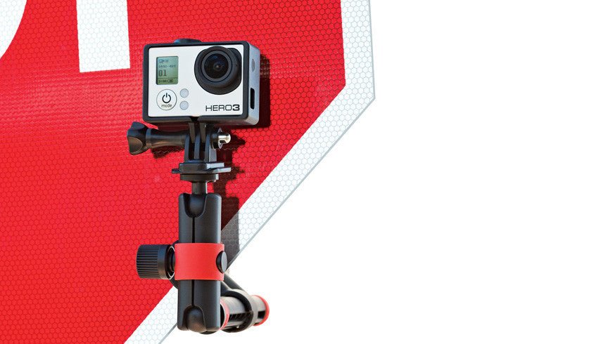 Joby Action Clamp & Locking Arm (Black/Red), video gopro mounts, Joby - Pictureline - 3