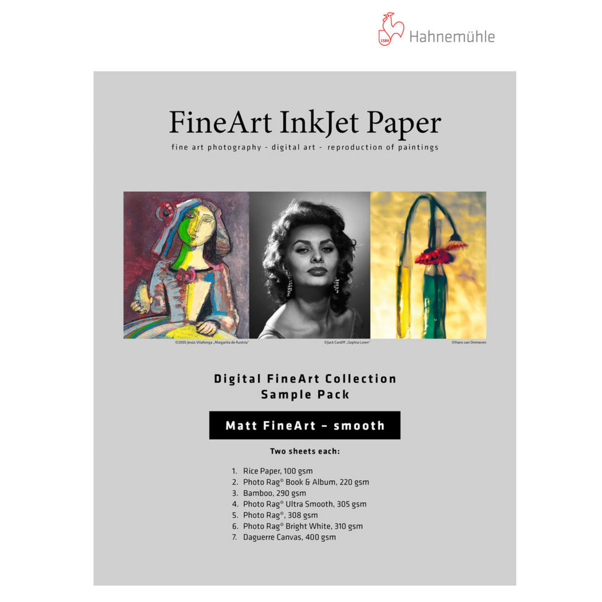 Hahnemuhle Matte Textured Sample Pack - Sheets