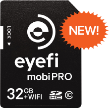 Eyefi Mobi Pro 32GB SDHC Memory Card, discontinued, Eye-Fi - Pictureline  - 1