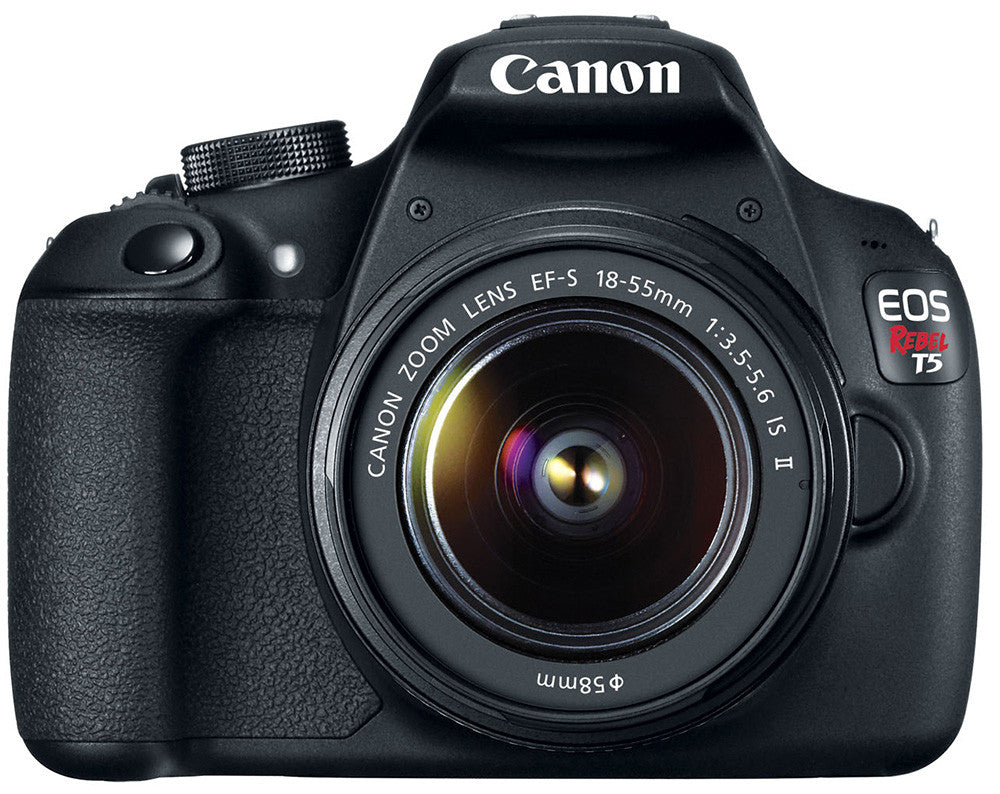Canon EOS Rebel T5 18-55 IS II Kit (Black), discontinued, Canon - Pictureline  - 1
