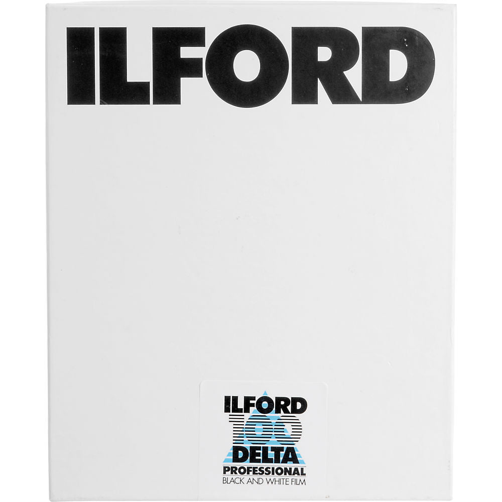 Ilford Delta 100 4x5 Black & White Print Negative Film (25 Sheets), camera film, Ilford - Pictureline 
