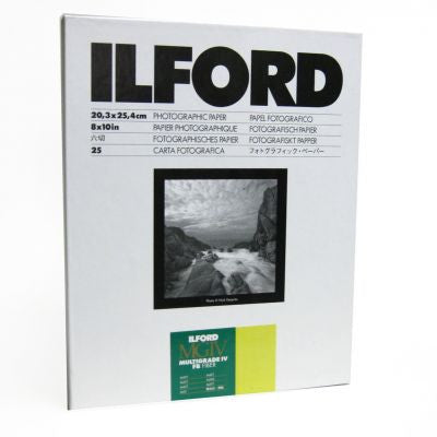 Ilford MG Fiber Matte 8x10 25, camera film darkroom, Ilford - Pictureline 