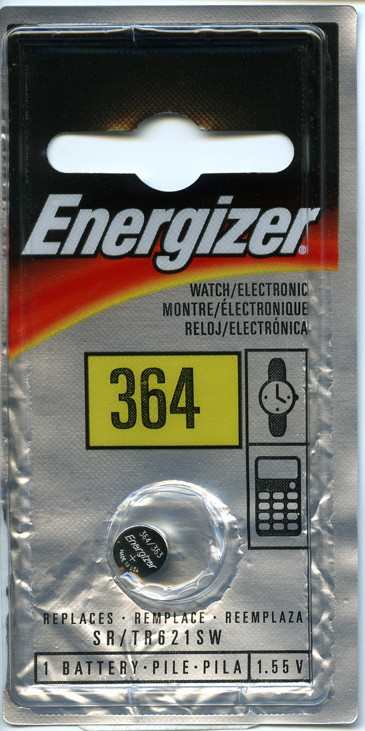 Energizer 364 Watch Battery, camera batteries & chargers, Energizer - Pictureline