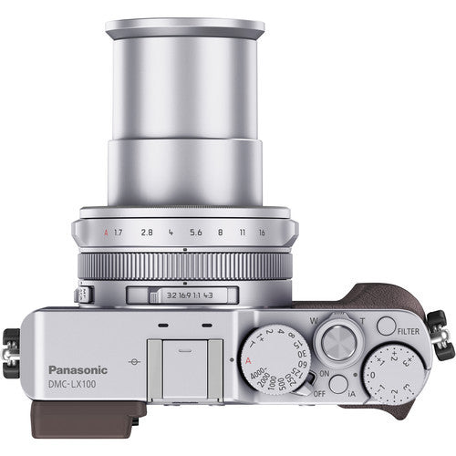 Panasonic Lumix DMC-LX100 Digital Camera Silver, camera point & shoot cameras, Panasonic - Pictureline - 2