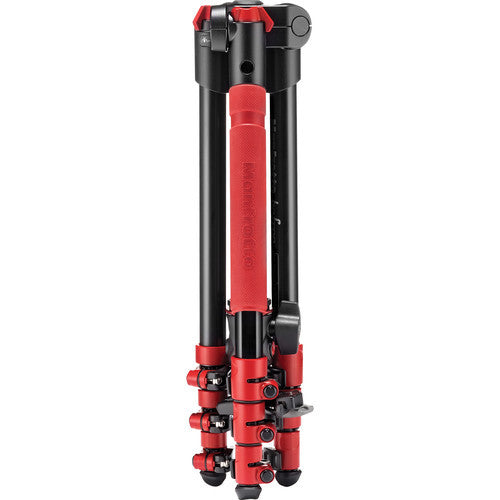 Manfrotto MKBFRA4R-BH Befree Compact Travel Tripod Red, tripods photo tripods, Manfrotto - Pictureline - 3