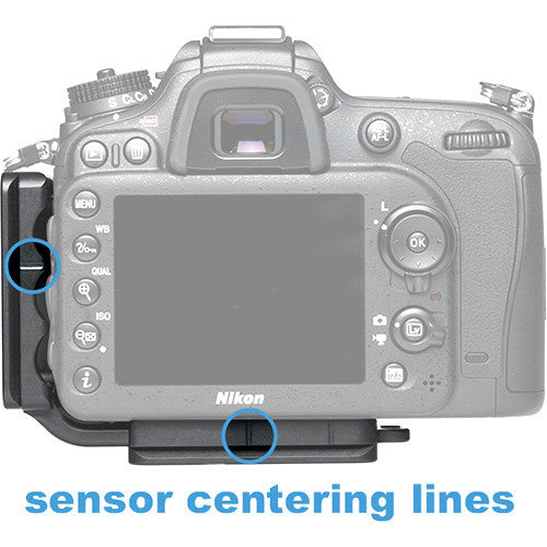 Kirk L-Bracket for Nikon D7100 Digital Camera, tripods plates, Kirk Enterprises - Pictureline - 2