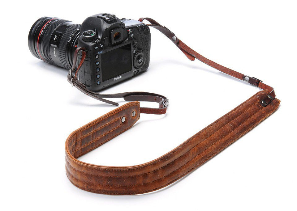 ONA Presidio Camera Strap - Antique Cognac, camera straps, ONA - Pictureline - 1