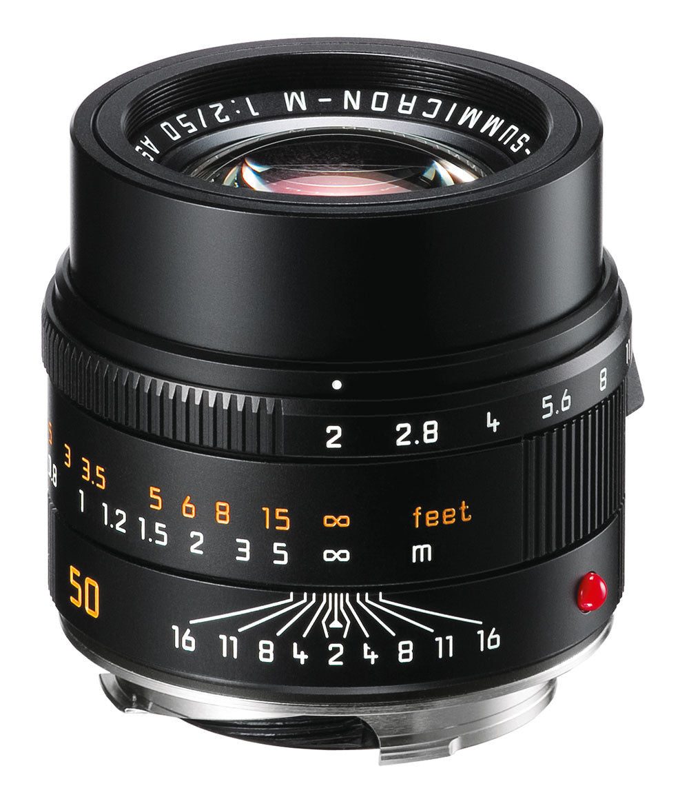 Leica 50mm f/2.0 APO-Summicron-M ASPH Lens (Black Anodized), lenses mirrorless, Leica - Pictureline