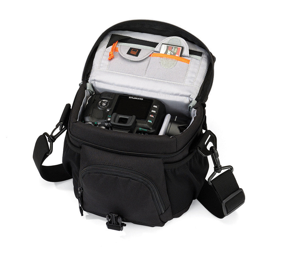Lowepro Nova 140 AW Camera Shoulder Bag (Black), bags shoulder bags, Lowepro - Pictureline - 2