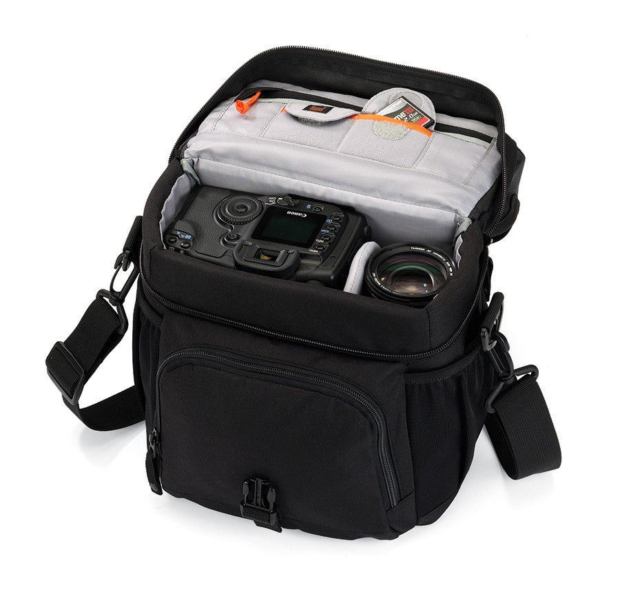Lowepro Nova 170 AW Camera Shoulder Bag (Black), bags shoulder bags, Lowepro - Pictureline - 3