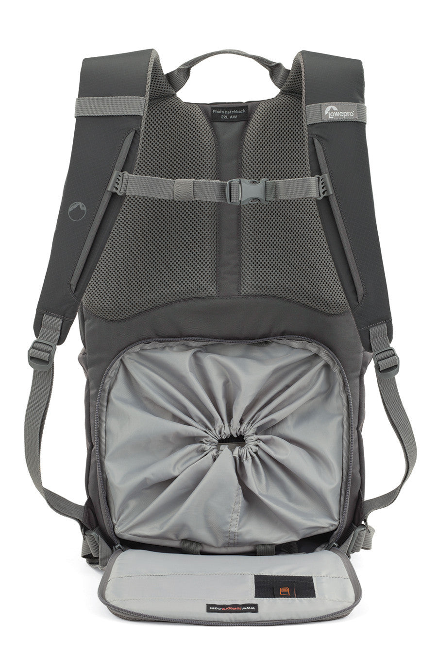 Lowepro Photo Hatchback 22L AW Camera Backpack (Slate Grey), discontinued, Lowepro - Pictureline - 5
