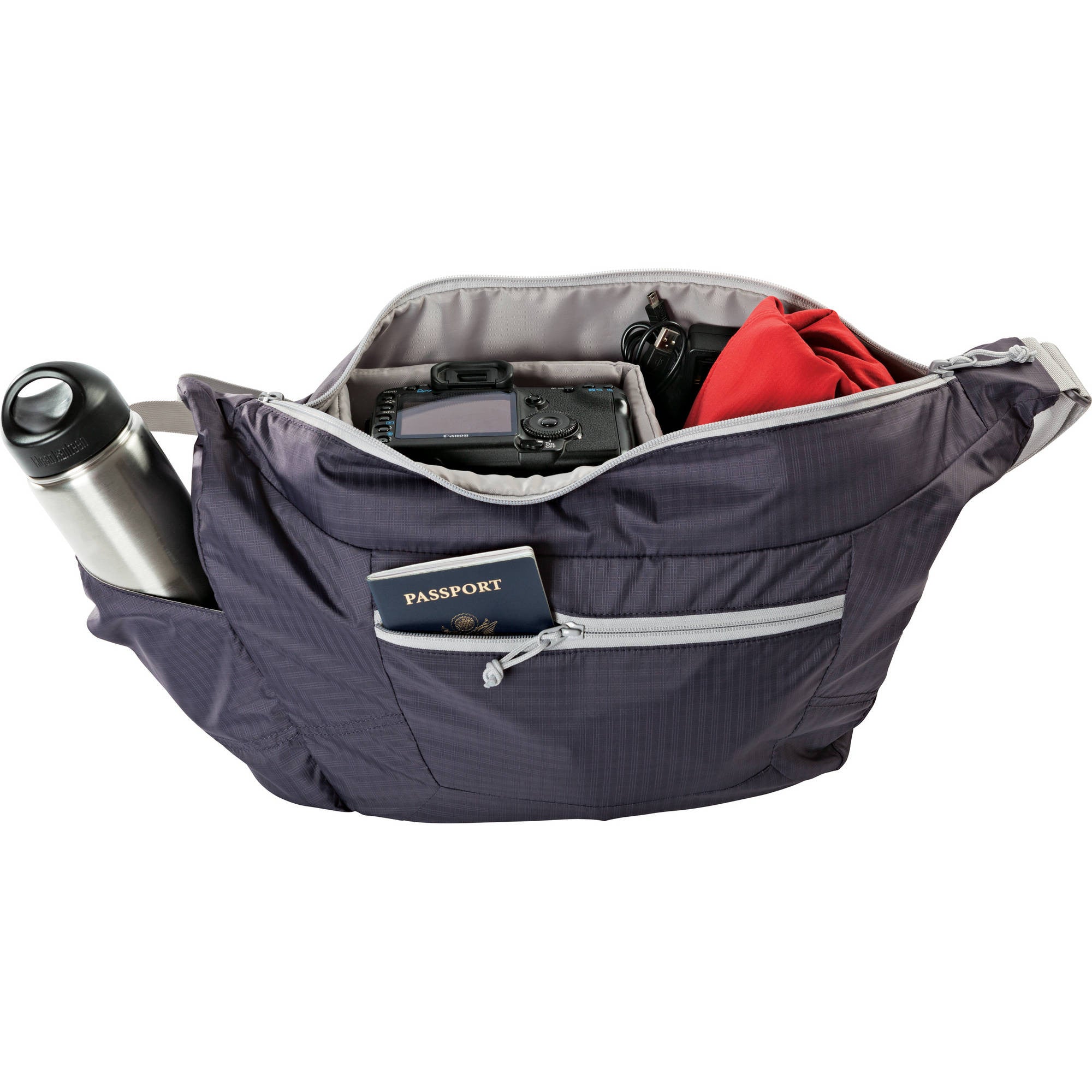 Lowepro Photo Sport Shoulder 12L Camera Bag (Purple/Grey), bags shoulder bags, Lowepro - Pictureline - 5